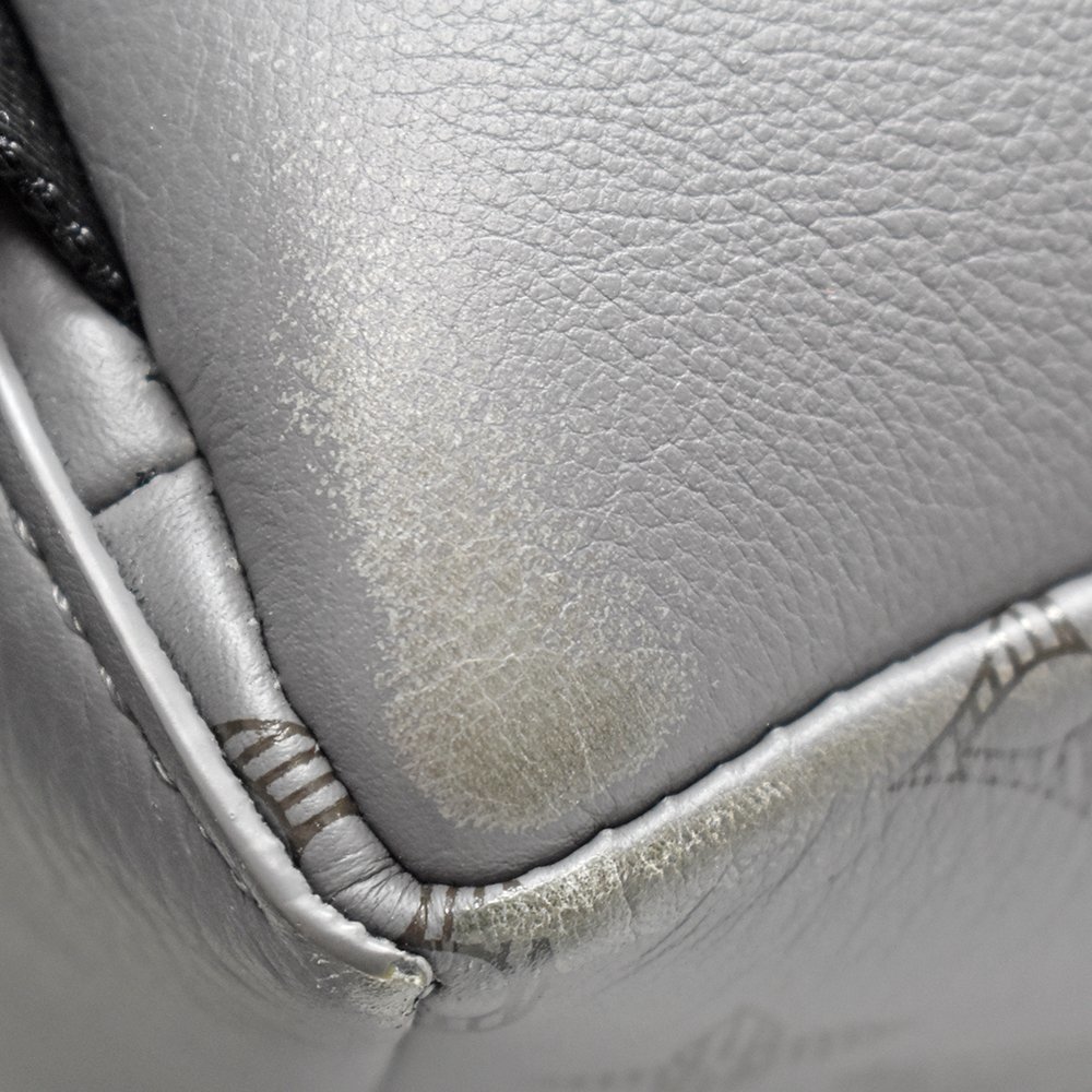 Louis Vuitton Backpack Monogram Gray Leather Calf… - image 7